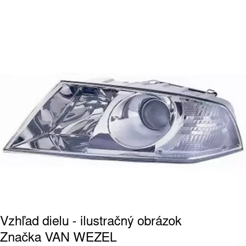 Hlavný reflektor 6922092E /POLCAR/ - obr. 2