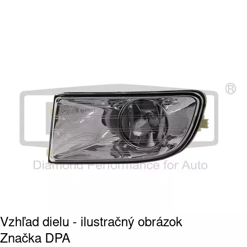 Hmlové svetlo - predné 692229-T /POLCAR/ - obr. 4