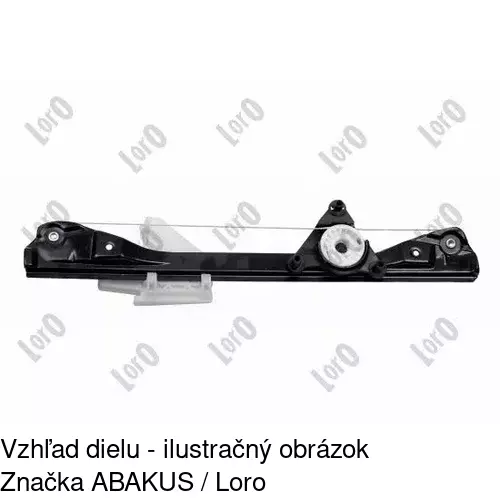 Mechanizmus sťahovania okna elektrický bez motora 6922PSG7 /POLCAR/ - obr. 4