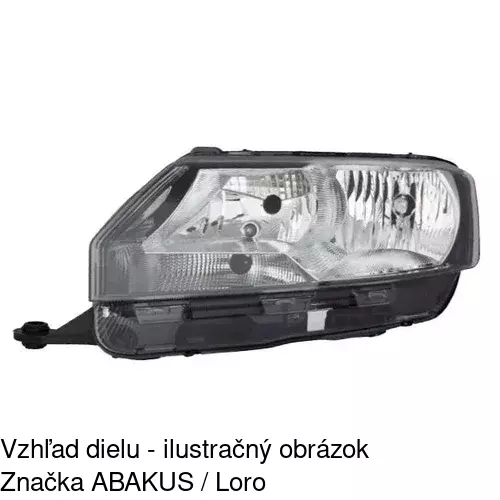 Hlavný reflektor 69B109-V /POLCAR/ - obr. 4