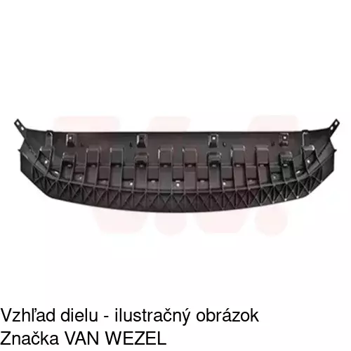 Spojler predného nárazníka 69C125 /POLCAR/ - obr. 1