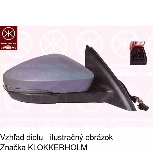 Vonkajšie zrkadlo 69C1527M /POLCAR/ - obr. 4