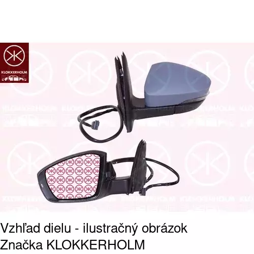 Rám vonkajšieho zrkadla 69C154PM /POLCAR/ - obr. 3