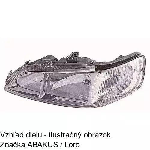 Hlavný reflektor 720609-E /POLCAR/ - obr. 1