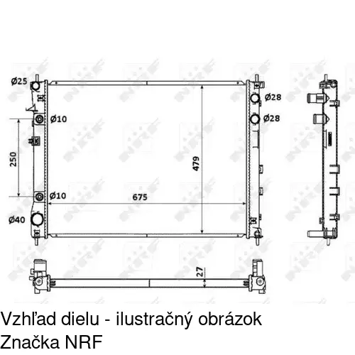 Chladiče vody POLCAR 7250081K