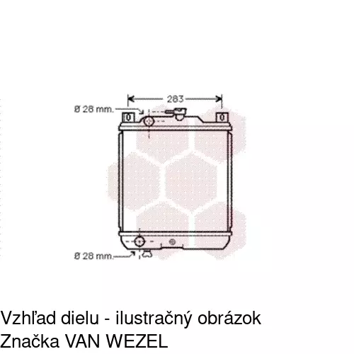 Chladiče vody 7402083K /POLCAR/ - obr. 2