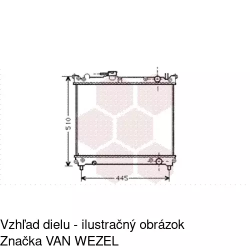 Chladiče vody 7404086X /POLCAR/ - obr. 2