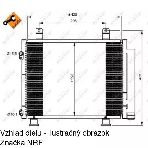 Chladiče klimatizácie POLCAR 7406K8C2S