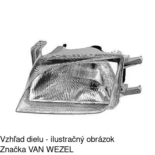 Hlavný reflektor 742209-E /POLCAR/ - obr. 2