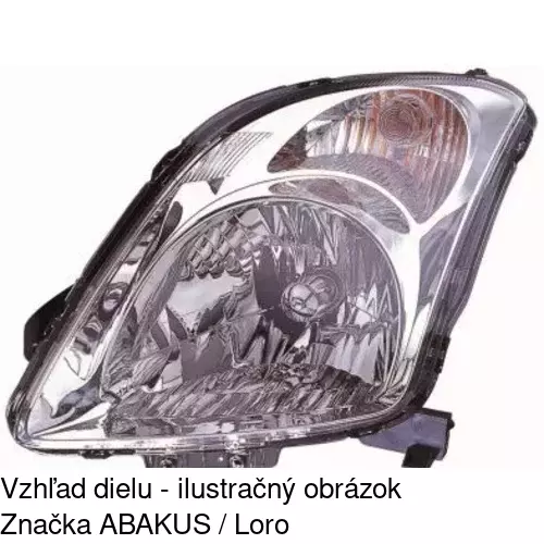 Hlavný reflektor 7423090E /POLCAR/ - obr. 4