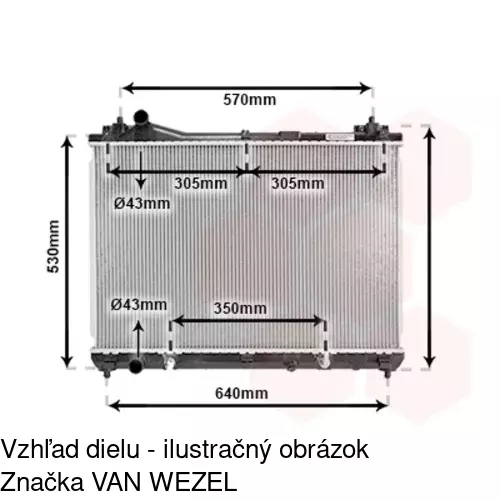 Chladiče vody 7426082K /POLCAR/ - obr. 1
