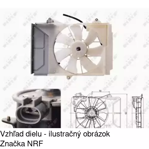 Ventilátory chladičov 810323W2 /POLCAR/ - obr. 1
