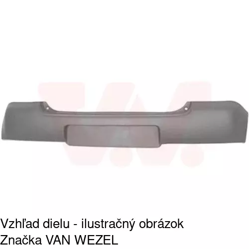 Zadný nárazník 810396-1 /POLCAR/