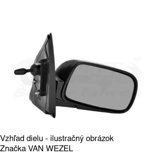 Vonkajšie zrkadlo 8104521M /POLCAR/ - obr. 1