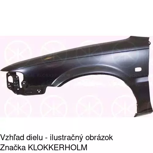 Predný blatník POLCAR 810902