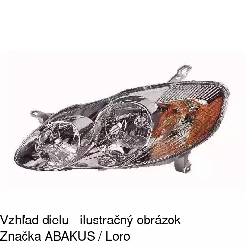 Hlavný reflektor 8114104E /POLCAR/ - obr. 4