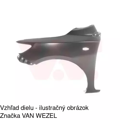 Predný blatník 811702 /POLCAR/