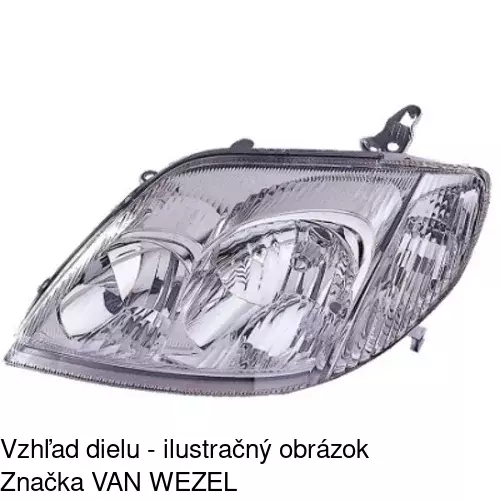 Hlavný reflektor 811709-E /POLCAR/ - obr. 5