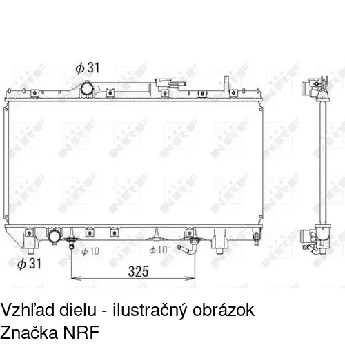 Chladiče vody POLCAR 812208-0