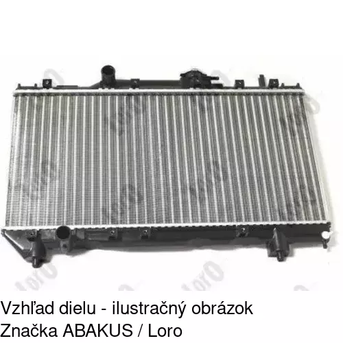 Chladiče vody 8122082K /POLCAR/ - obr. 2