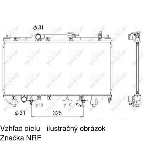 Chladiče vody POLCAR 8123082K