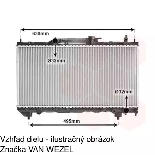 Chladiče vody 8124081K /POLCAR/ - obr. 3