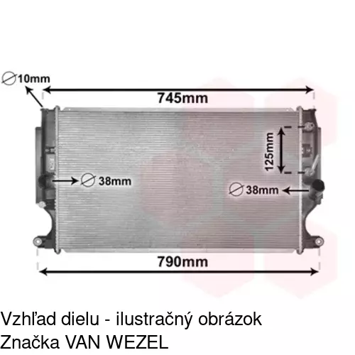 Chladiče vody 8127082K /POLCAR/ - obr. 1
