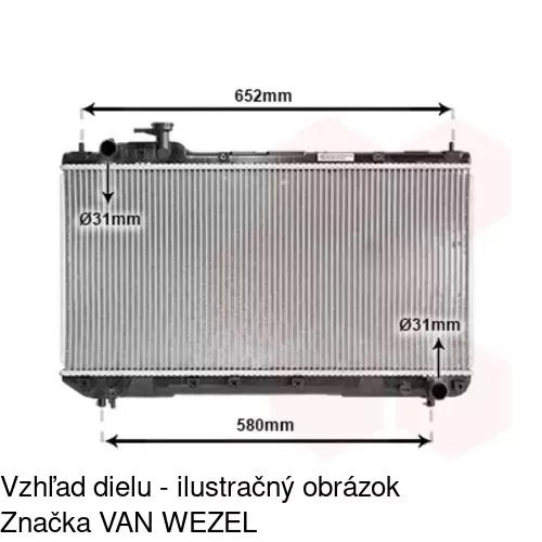 Chladiče vody 814408-2 /POLCAR/ - obr. 1