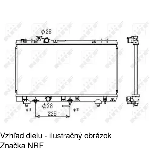 Chladiče vody POLCAR 814508-2