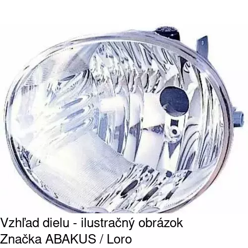 Hmlové svetlo - predné 814630-E /POLCAR/ - obr. 1