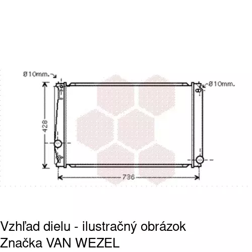 Chladiče vody 8148081K /POLCAR/ - obr. 3