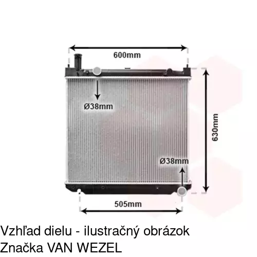 Chladiče vody 8167081K /POLCAR/ - obr. 1