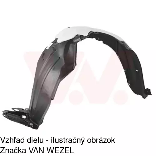 Podblatník (plast) 81B1FP1Q /POLCAR/ - obr. 2