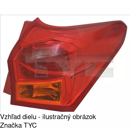 Zadné svetlo POLCAR 81C3875E