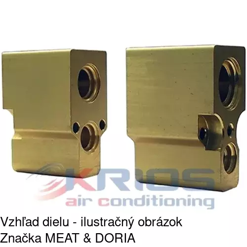 Expanzný ventil 8UW351239241 /POLCAR/ - obr. 4