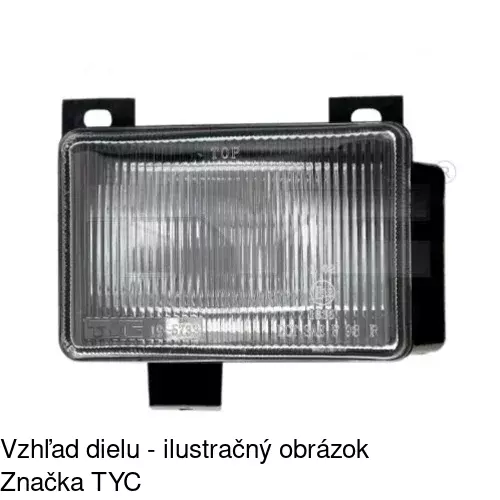 Hmlové svetlo - predné POLCAR 9040301E