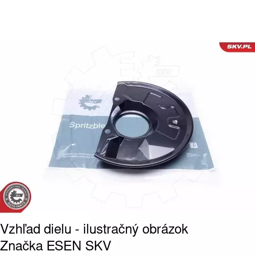 Brzdovy štít 9040OT-6 /POLCAR/ - obr. 2