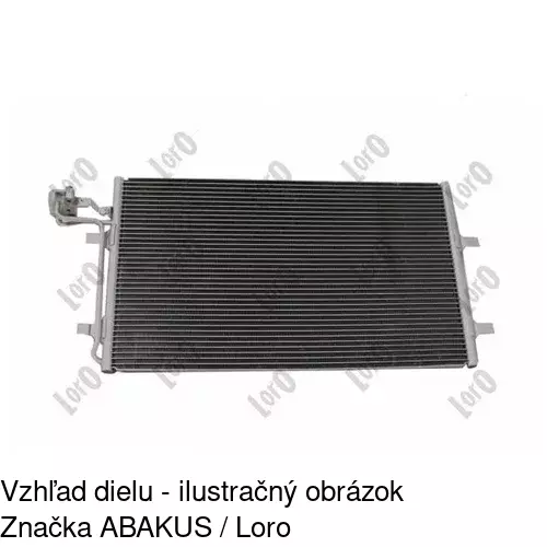 Chladiče klimatizácie 9042K8C2S /POLCAR/ - obr. 2