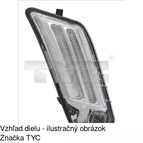 Obrysové svetlo POLCAR 9065202V