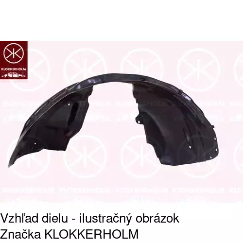 Podblatník (plast) 9065FL1T /POLCAR/