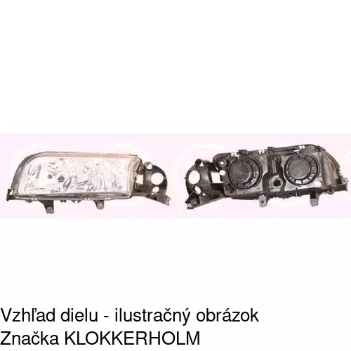 Hlavný reflektor 9080101E /POLCAR/ - obr. 2