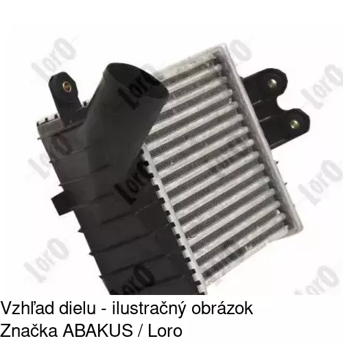 Chladiče vzduchu (Intercoolery) 9501J8-2 /POLCAR/ - obr. 2