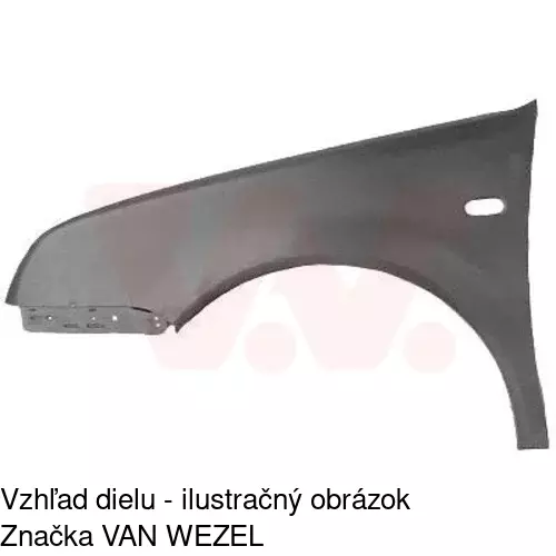 Predný blatník 951201 /POLCAR/ - obr. 2