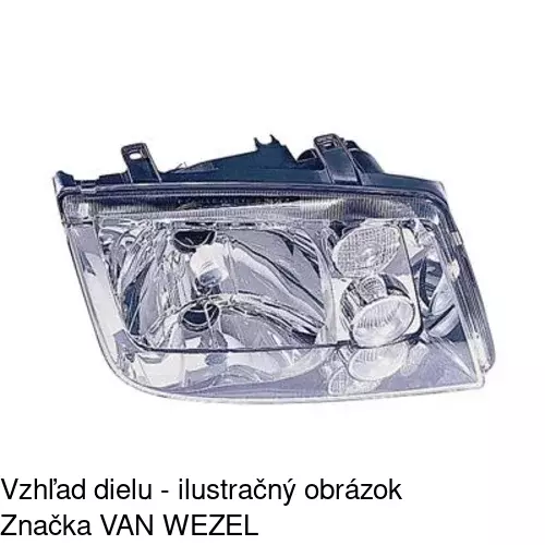 Hlavný reflektor 9512100E /POLCAR/ - obr. 4