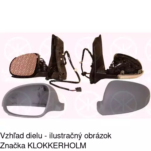 Rám vonkajšieho zrkadla 951355PM /POLCAR/ - obr. 4