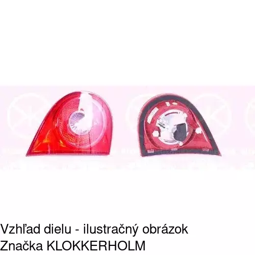 Zadné svetlo 9513881U /POLCAR/ - obr. 1