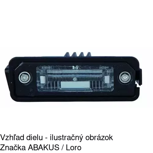 Svetlo na osvetlenie evidenčného čísla 9513959 /POLCAR/ - obr. 5