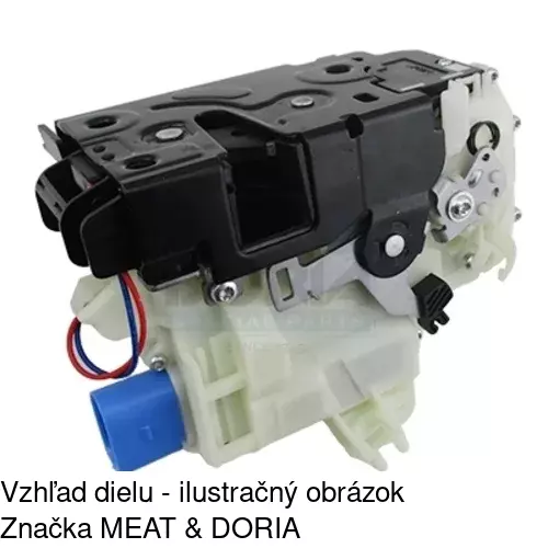 Vnútorná zámka dverí 9514ZC-1 /POLCAR/ - obr. 2