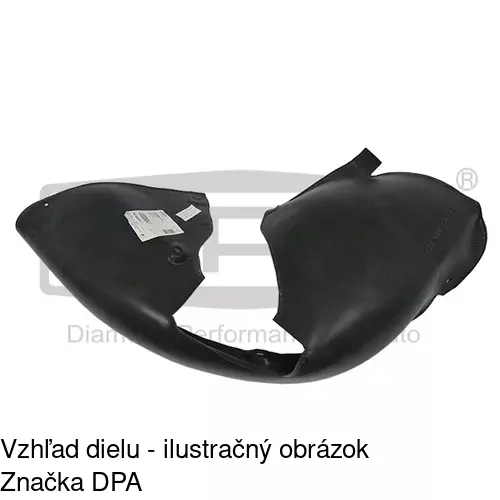 Podblatník (plast) 9515FL1Q /POLCAR/ - obr. 3