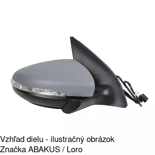 Rám vonkajšieho zrkadla 951855TE /POLCAR/ - obr. 3